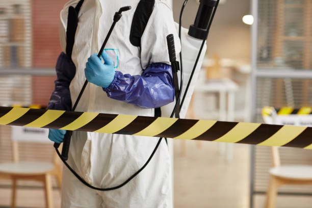 Professional Biohazard Cleanup technician working in Louisville, CO